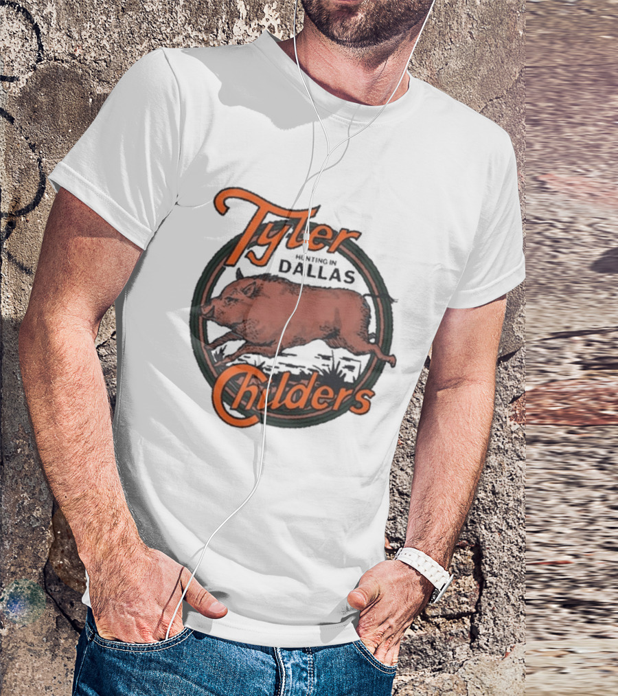 Tyler Childers Hunting Dallas April 23 2026 Tour T-Shirt