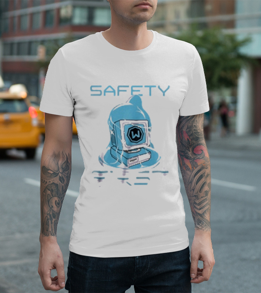 Windscribe Safety First Helmet W T-Shirt