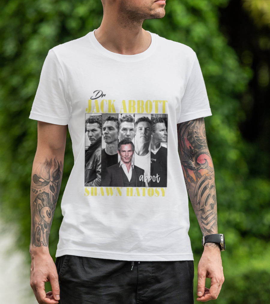 Dr Jack Abbott Shawn Hatosy Multiscene Portrait Compilation T-Shirt