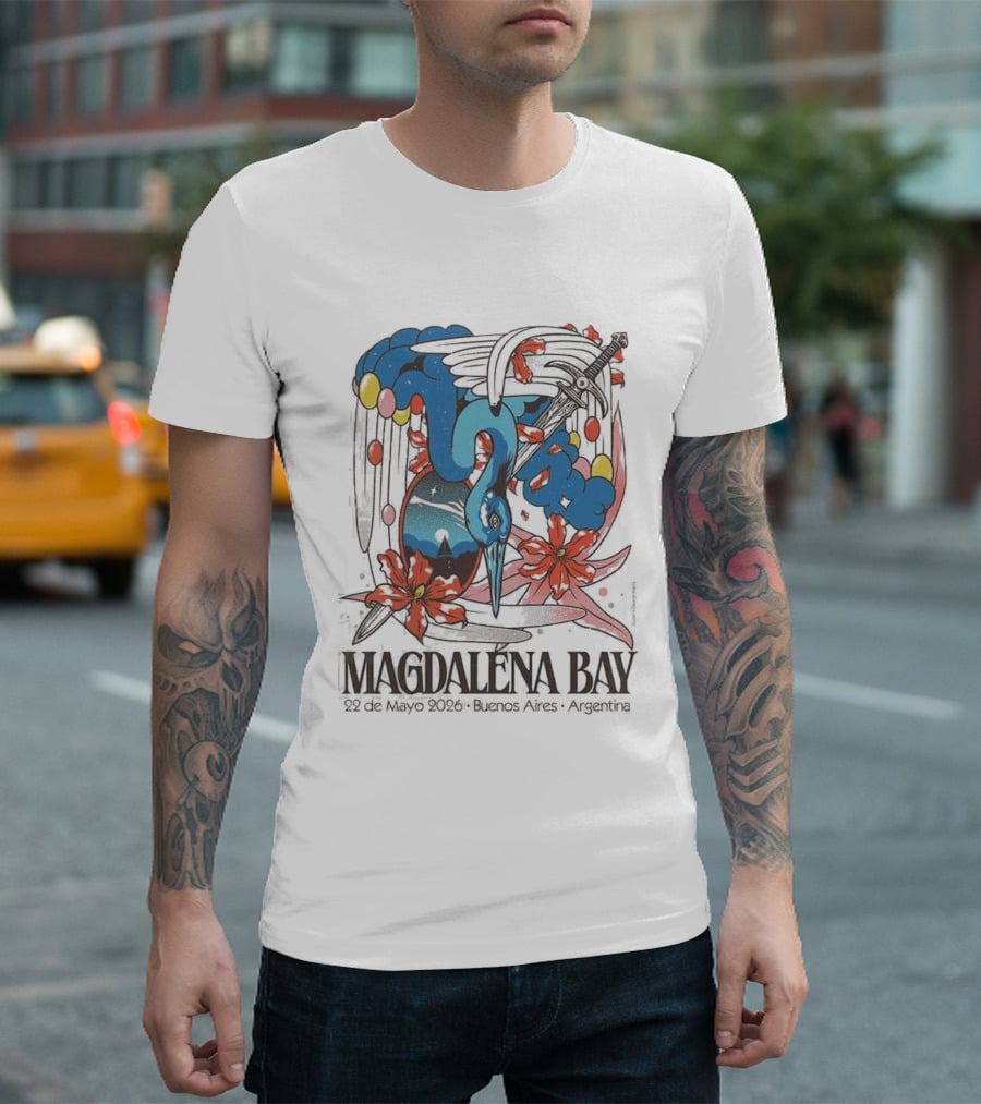 Magdalena Bay 22 De Mayo 2026 Buenos Aires Argentina Event T-Shirt