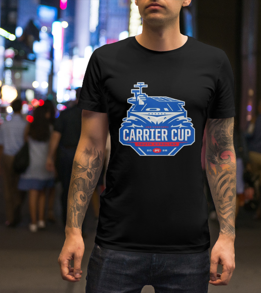USS Yorktown Carrier Cup South Carolina SFC 2026 Tournament T-Shirt