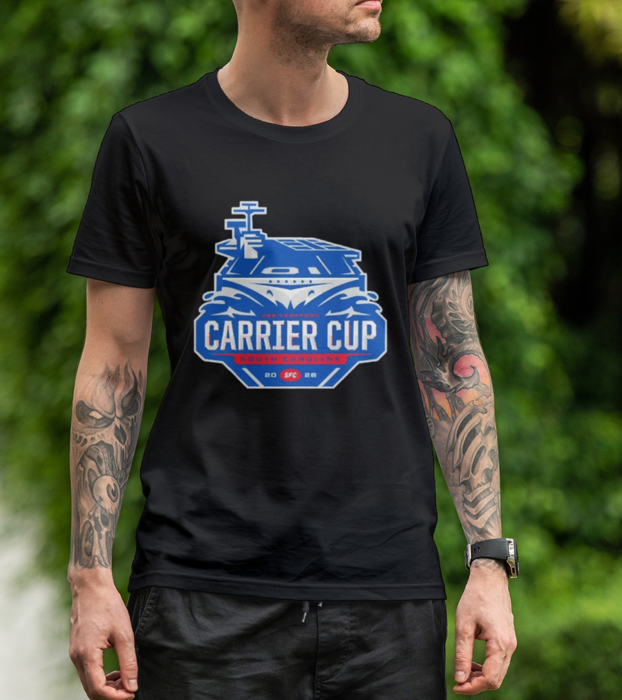 USS Yorktown Carrier Cup South Carolina SFC 2026 Tournament T-Shirt