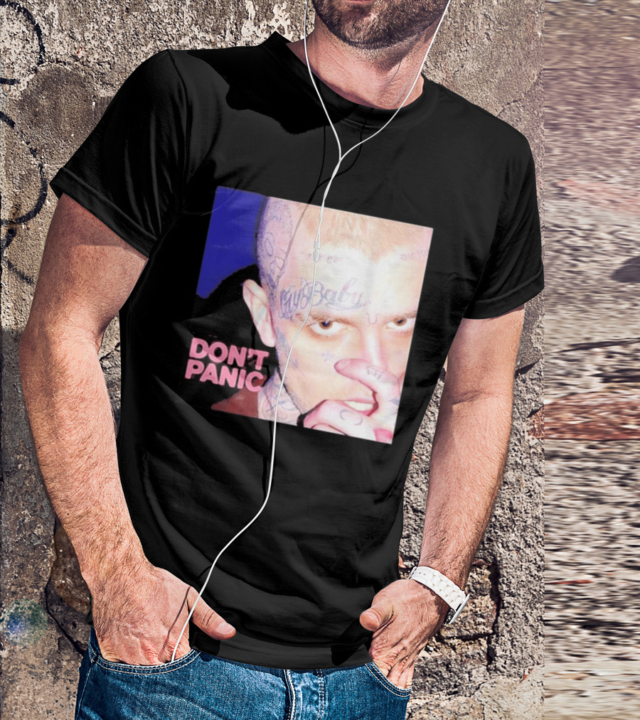 Lil Peep Don't Panic Single Cover Tattoo T-Shirt