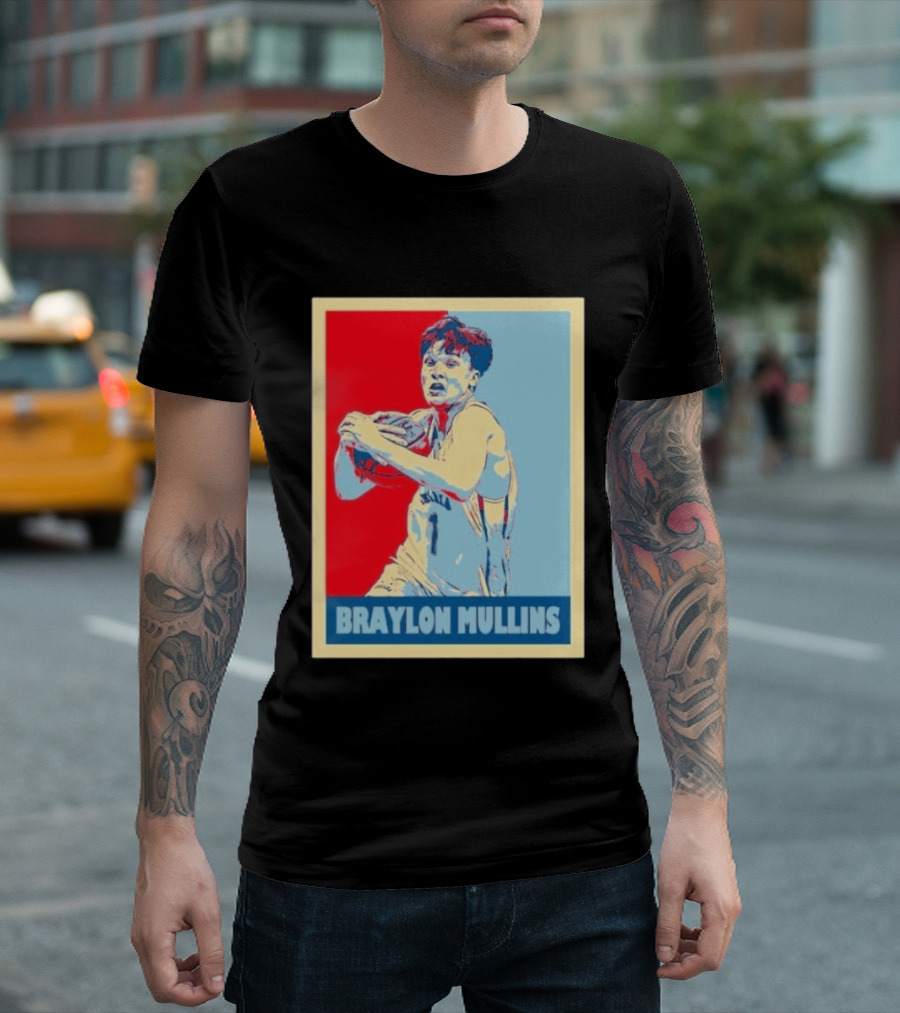 Braylon Mullins Uconn Basketball Iconic Hope T-Shirt