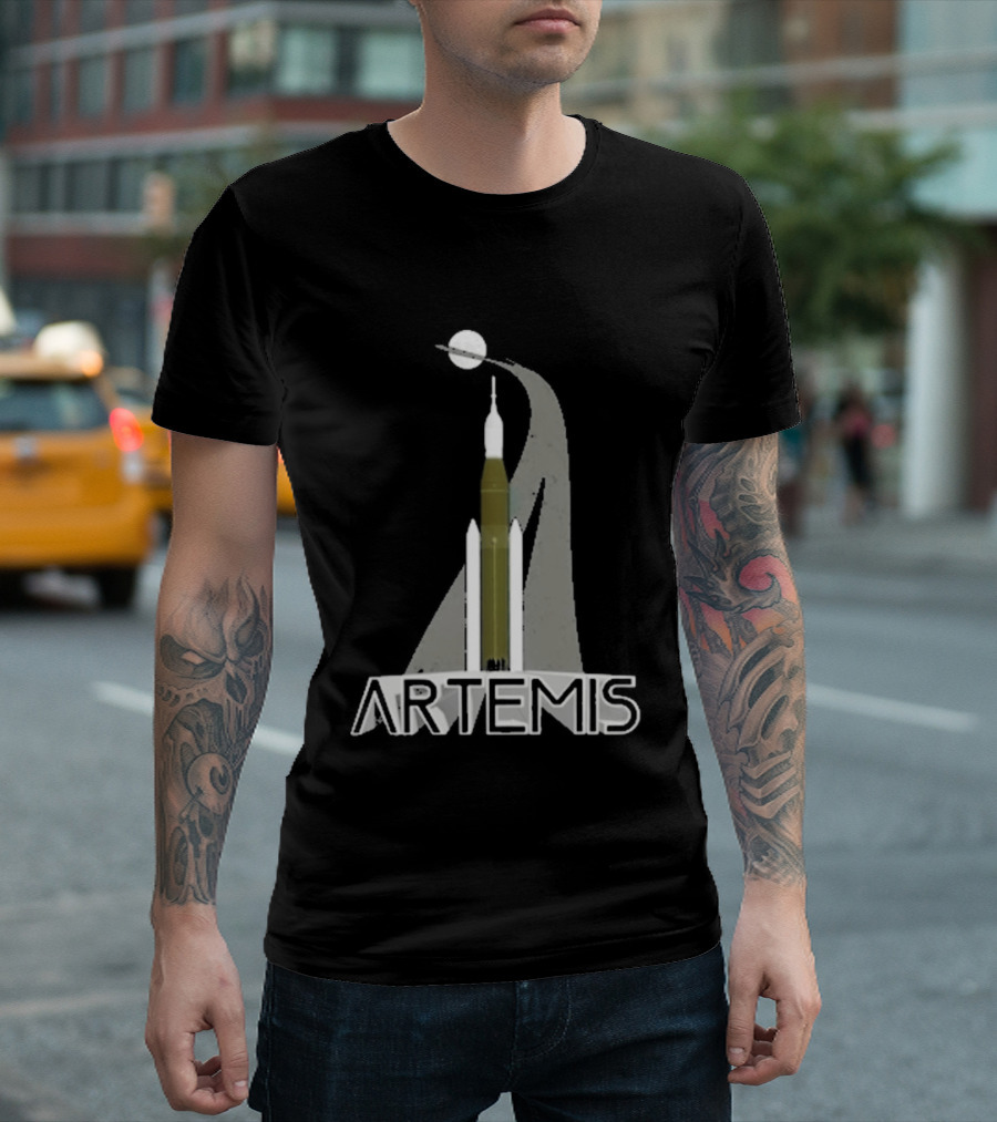 Nasa Artemis II Rocket Launch Space Exploration Mission T-Shirt