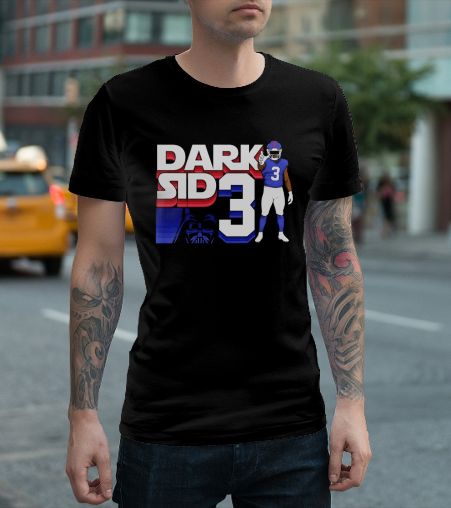 Dark Sid3 New York Giants Football Darth Vader T-Shirt