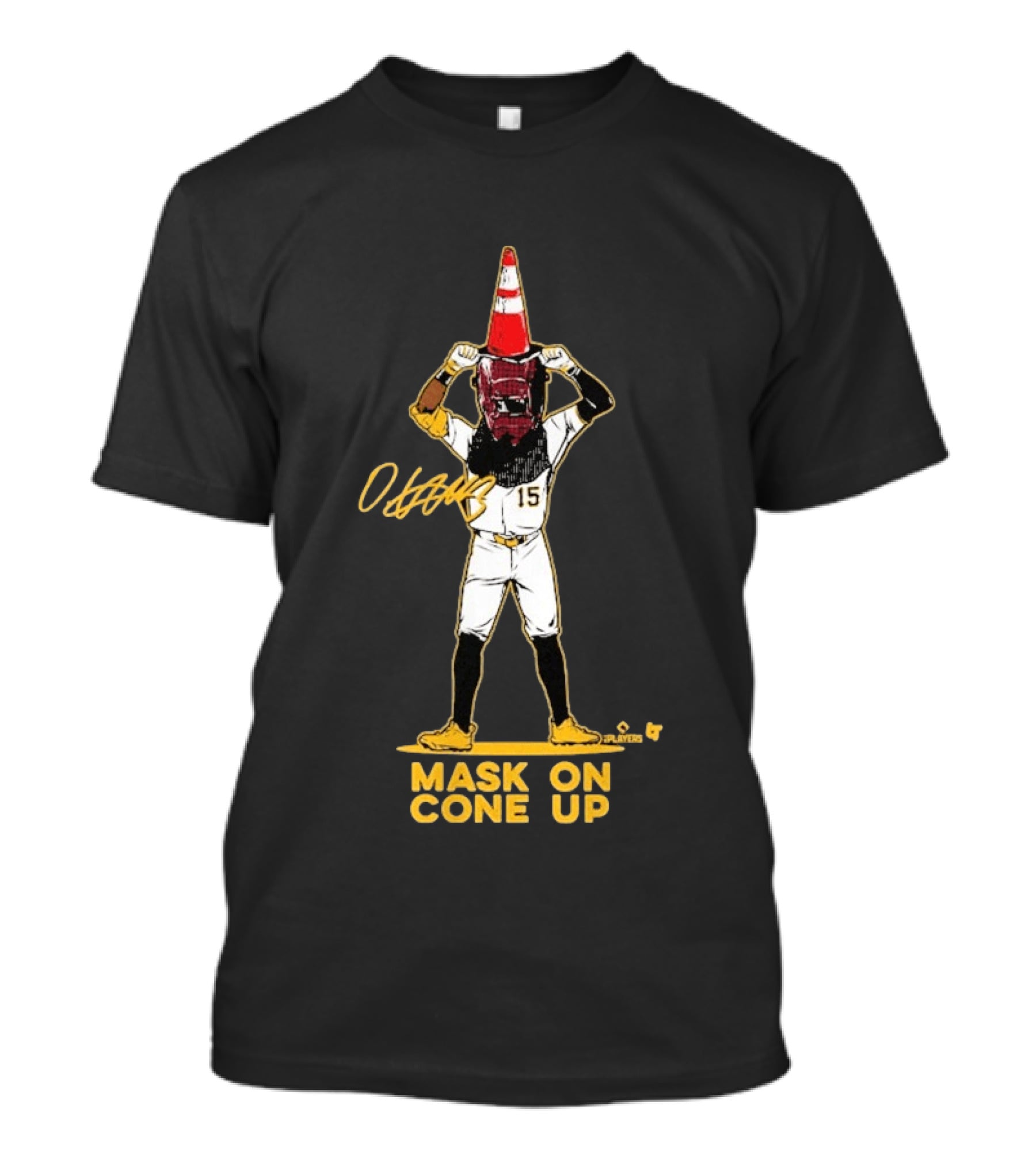 Oneil Cruz Mask On Cone Up Baseball 15 T-Shirt