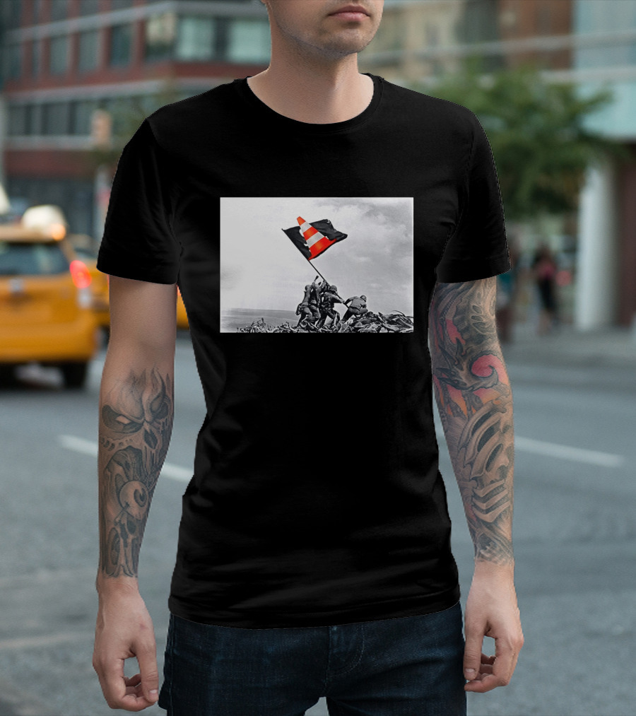 Pittsburgh Pirates Win Their First Series Traffic Cone Flag T-Shirt