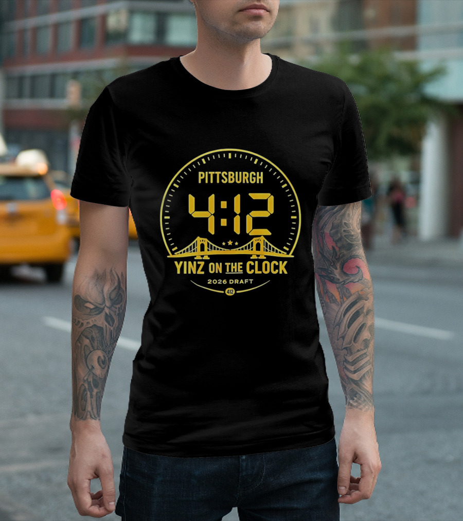 Pittsburgh 4:12 Yinz On The 2026 Draft T-Shirt