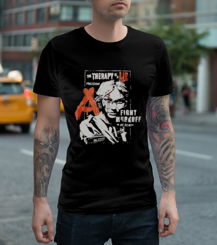 The Therapy Is In Fight Murkoff Project Red Barrels Games Amelia Resistance T-Shirt