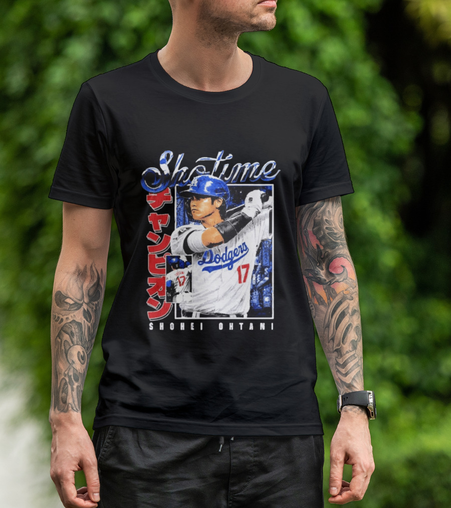 Sho Time Shohei Ohtani Dodgers 17 Baseball Sportswear T-Shirt