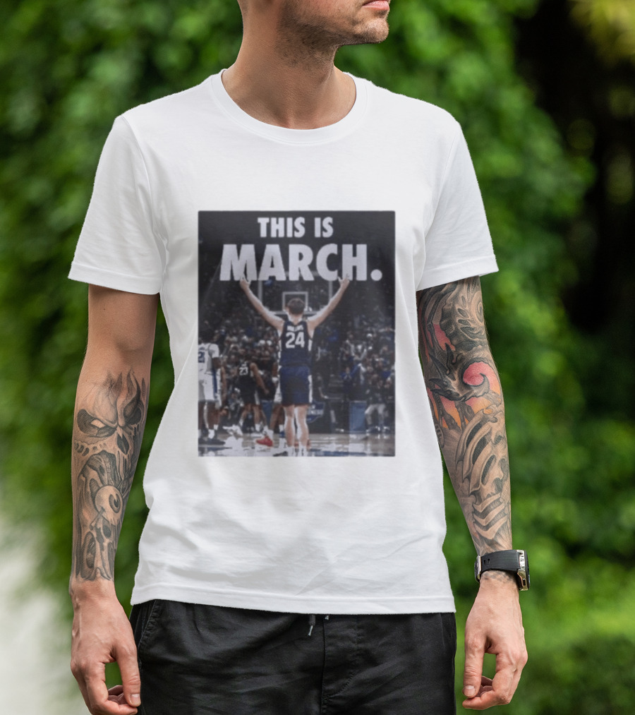 This Is March Braylon Mullins The Shot Uconn Clutch Basketball Moment T-Shirt