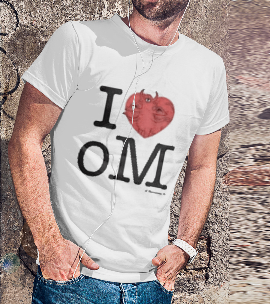 Polyvinyl Records Of Montreal I Love Om Heart Tomato Face T-Shirt