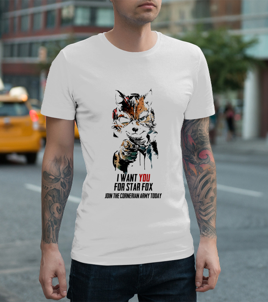 I Want You For Star Fox Join The Cornerian Army Today T-Shirt