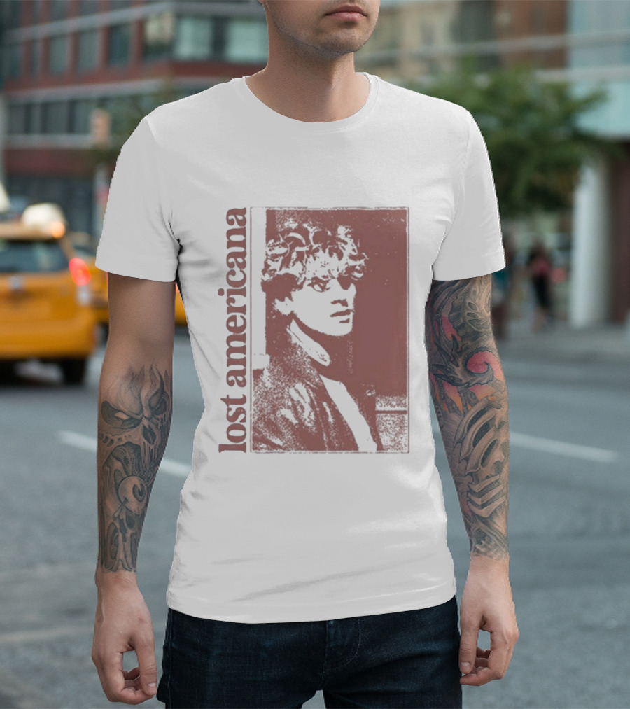 Lost Americana Mgk Retro Style Image T-Shirt