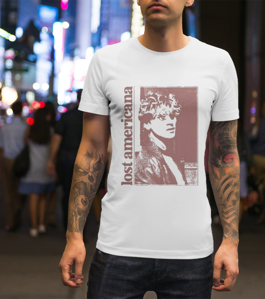Lost Americana Mgk Retro Style Image T-Shirt