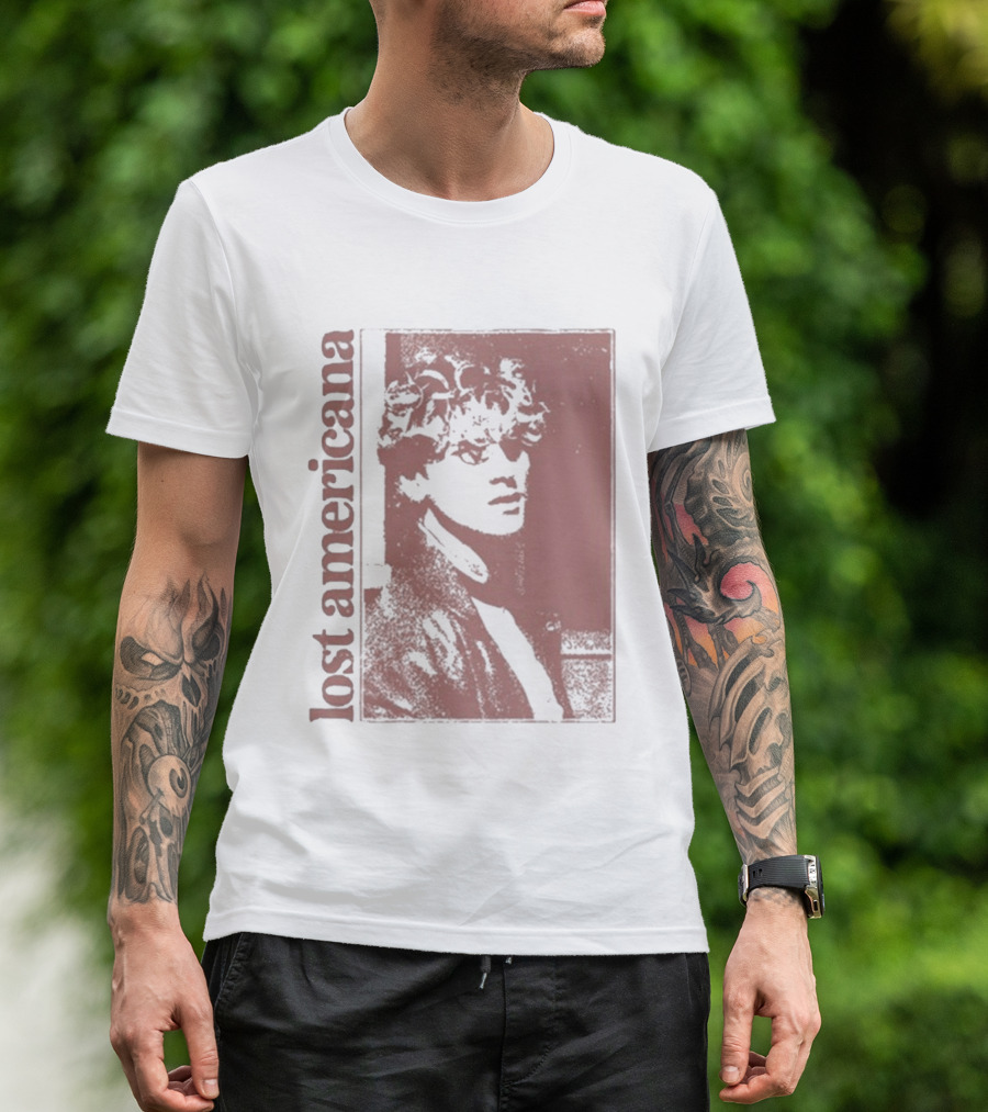Lost Americana Mgk Retro Style Image T-Shirt