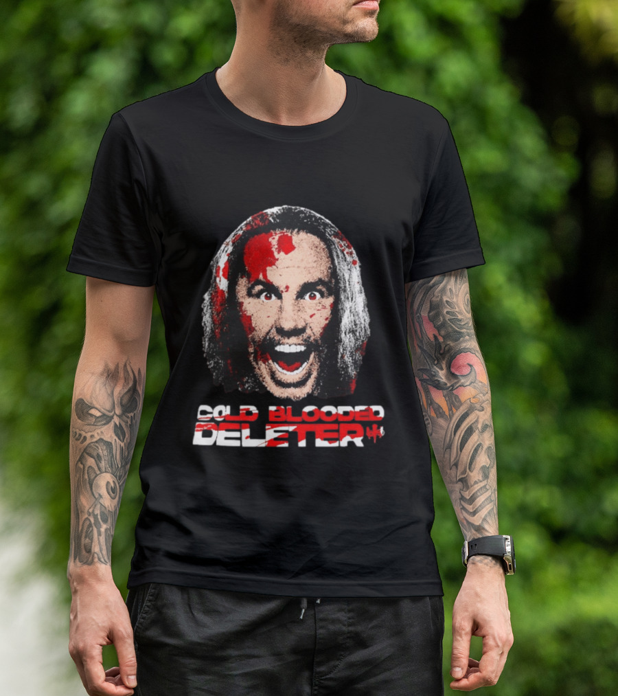 TNA Wrestling Matt Hardy Cold Blooded Deleter Face Paint T-Shirt