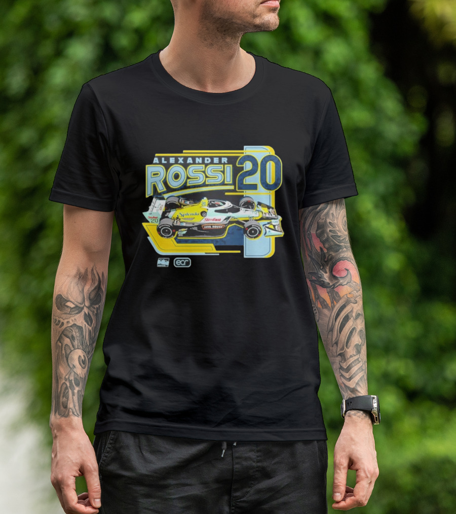 Alexander Rossi 2026 Splenda Sunfast Lava House Car ECR Racing 20 T-Shirt
