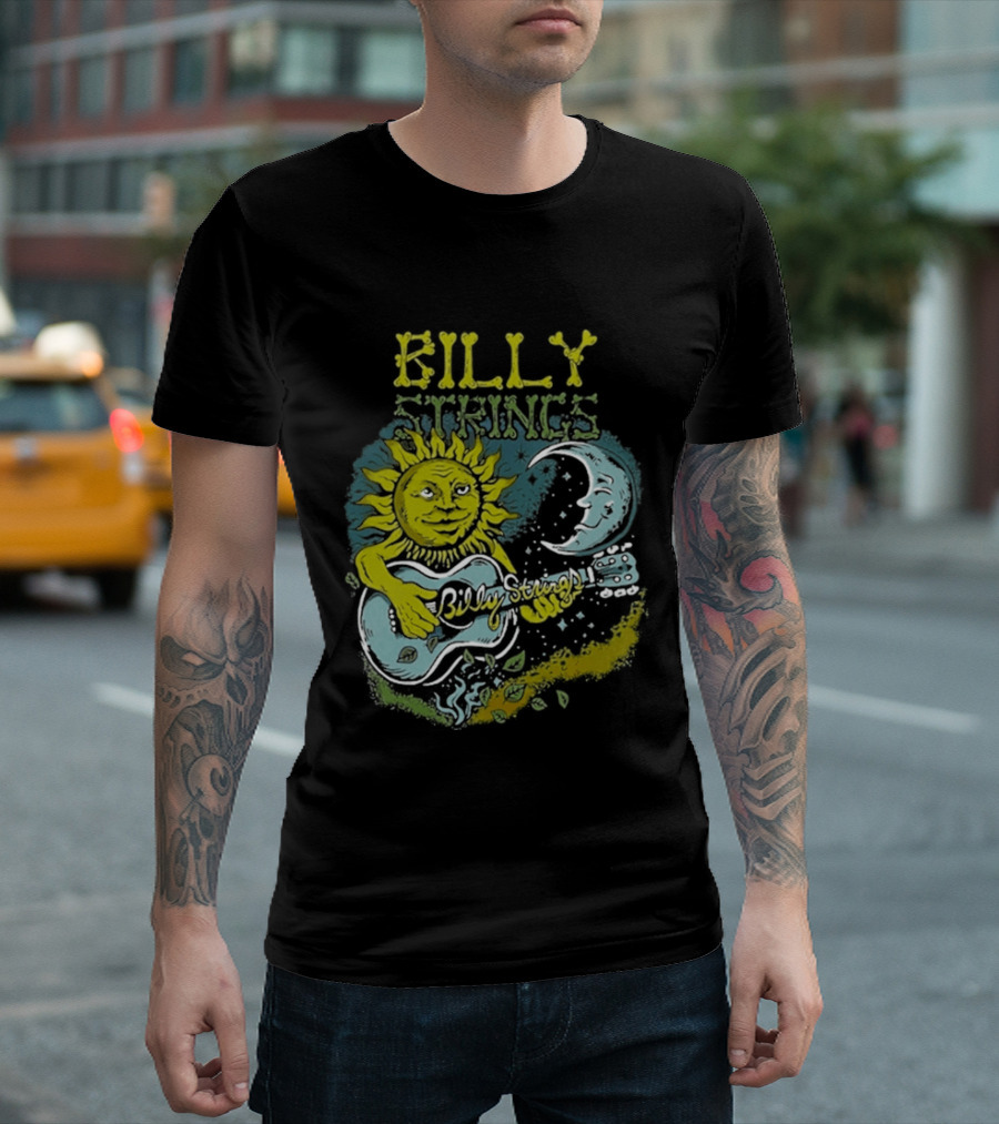 Billy Strings Sun And Moon Guitar T-Shirt