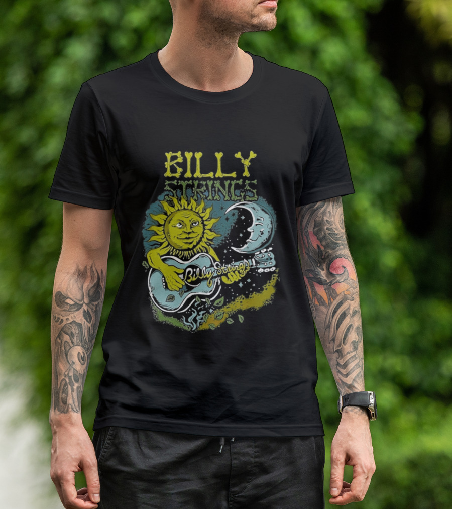 Billy Strings Sun And Moon Guitar T-Shirt