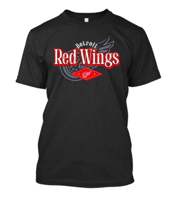 Detroit Red Wings NHL Team Emblem Iconic Hockey T-Shirt