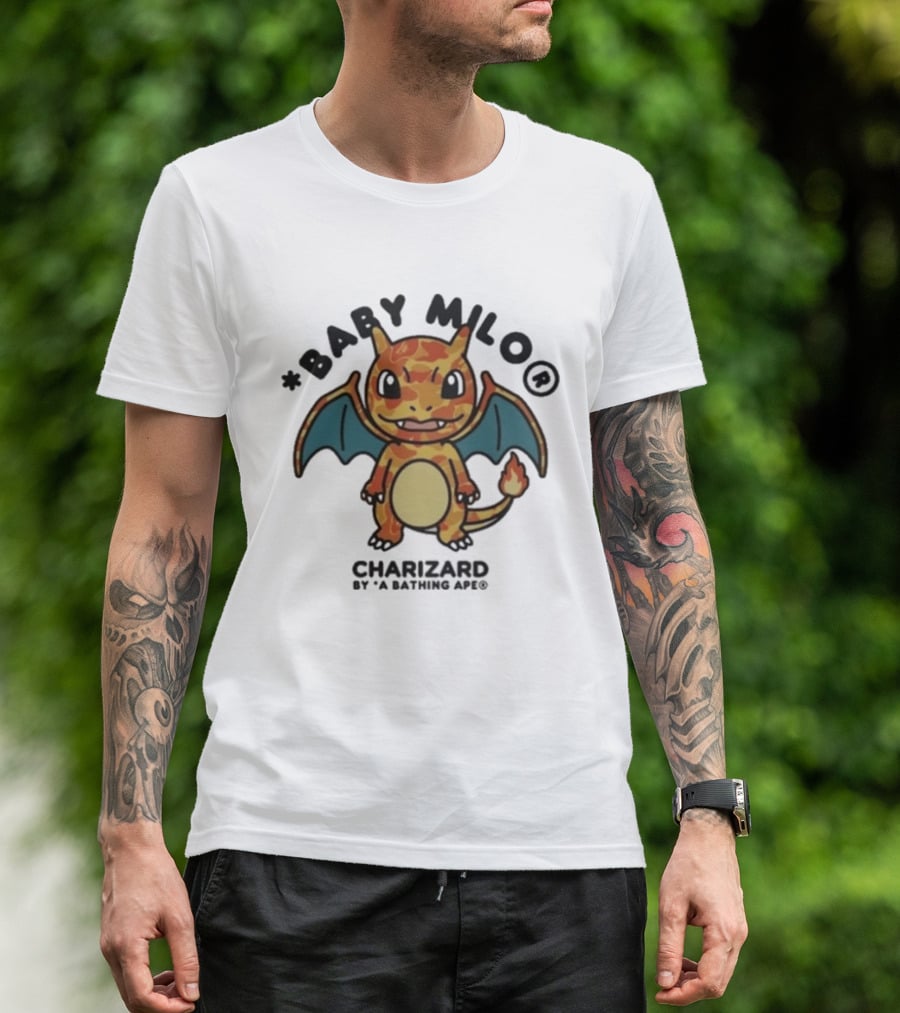 Baby Milo Charizard By A Bathing Ape 2026 Edition T-Shirt