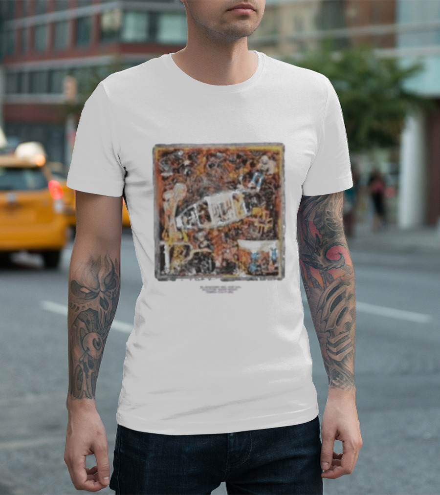 Pompeii Utility Sculpture Vibrant Roman Mosaic T-Shirt