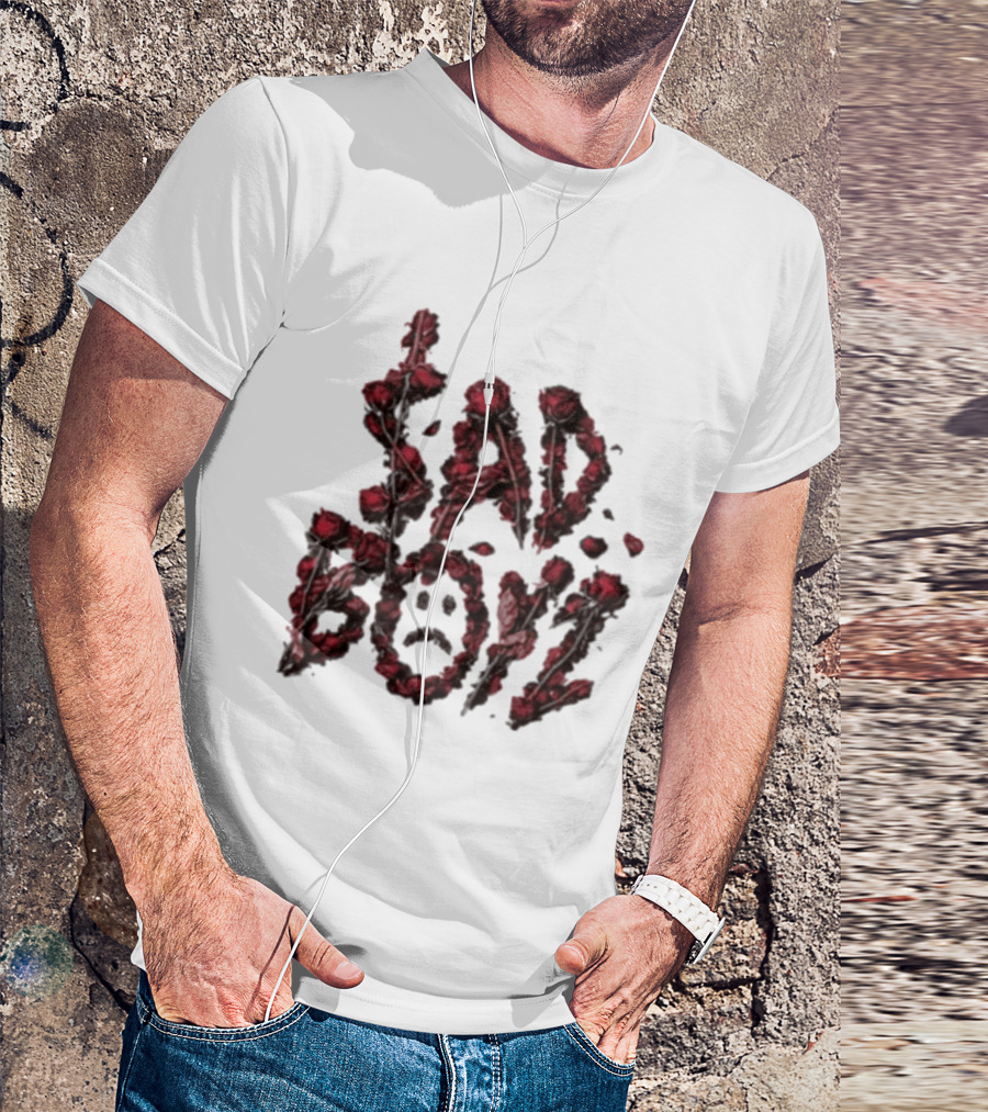 Sad Boyz Rose Petals Face T-Shirt