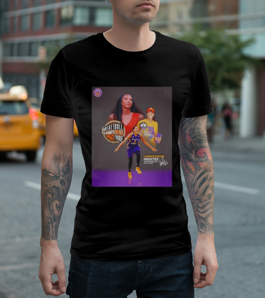 Candace Parker Basketball Hall Of Fame Inductee 2016 Champion Sparks T-Shirt