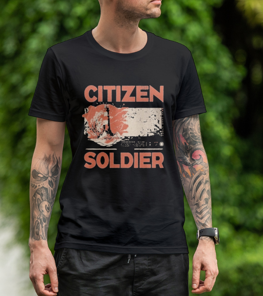 Citizen Soldier Save Your Story Torn Paper Distressed T-Shirt