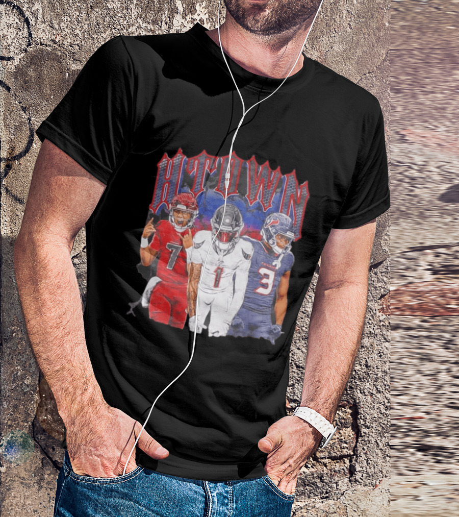 CJ Stroud Tank Dell Kamari Lassiter Houston Texans H TOWN 713 T-Shirt