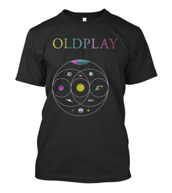 Coldplay Music Of The Spheres World Tour 2025 Oldplay Spheres T-Shirt