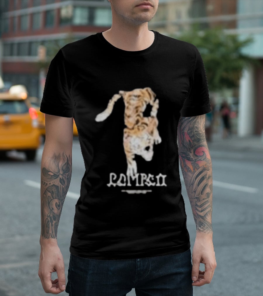 Pompeii Tiger Jumping T-Shirt