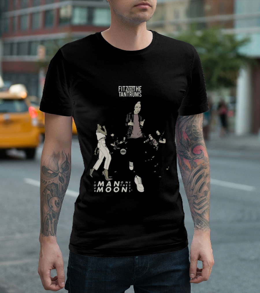 Fitz And The Tantrums Man On The Moon Band Dance Scene T-Shirt