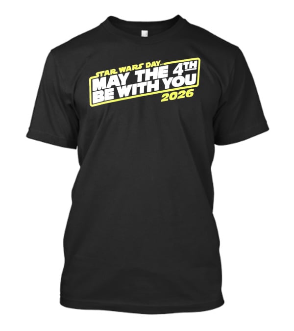 Star Wars Day 2026 May The 4th Be With You Yellow T-Shirt