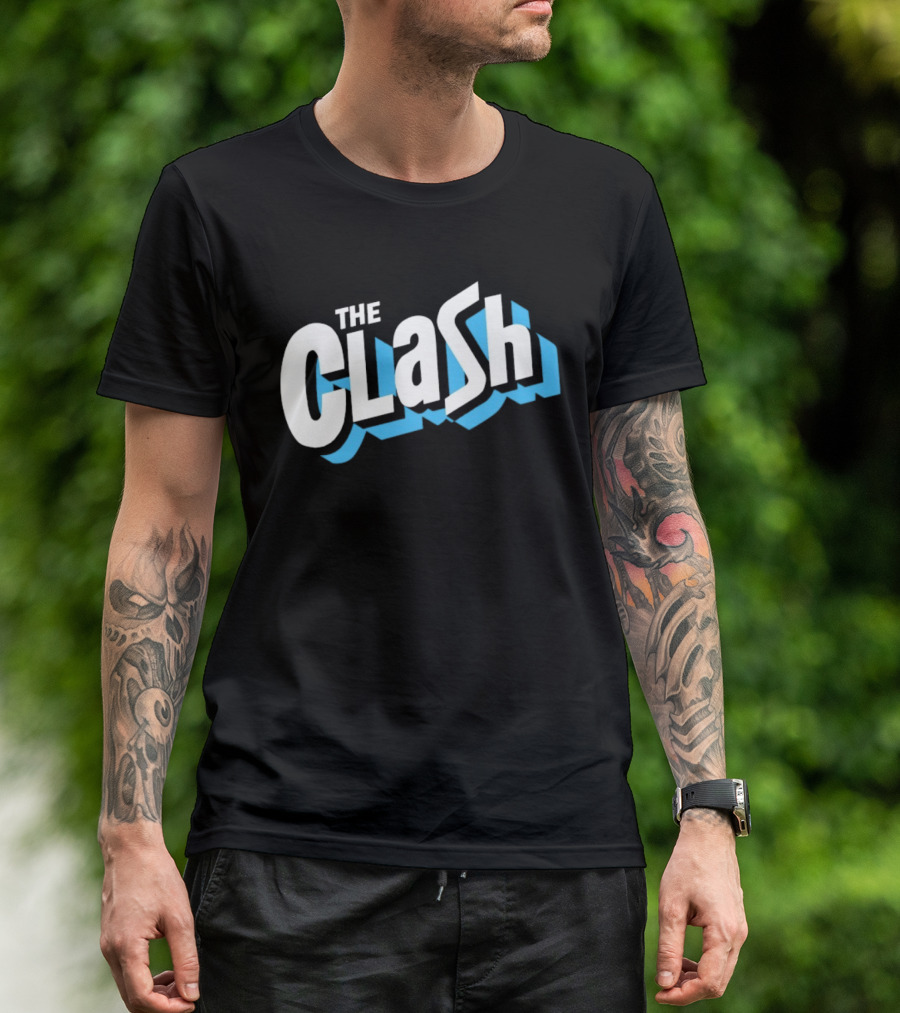 The Clash White And Blue T-Shirt