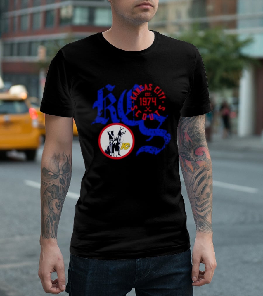 Kansas City Scouts 1974 Retro KC NHL Scouts T-Shirt