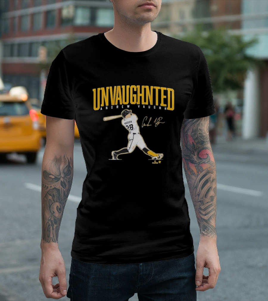 Andrew Vaughn Unvaughnted Baseball Signature T-Shirt
