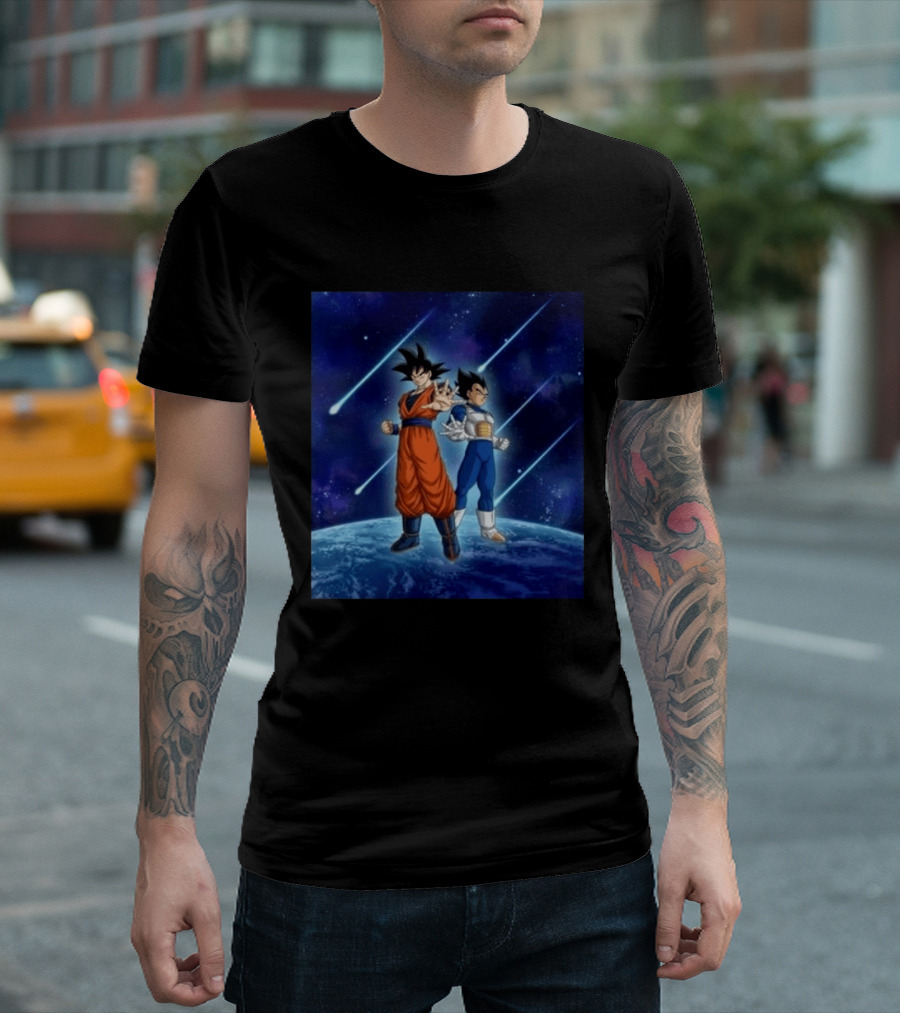 Dragon Ball Games Battle Hour 2026 Dokkan Battle Goku Vegeta Space Adventure T-Shirt