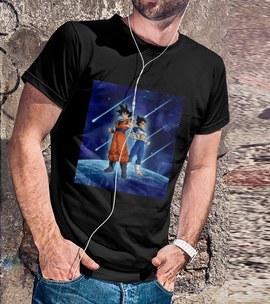 Dragon Ball Games Battle Hour 2026 Dokkan Battle Goku Vegeta Space Adventure T-Shirt