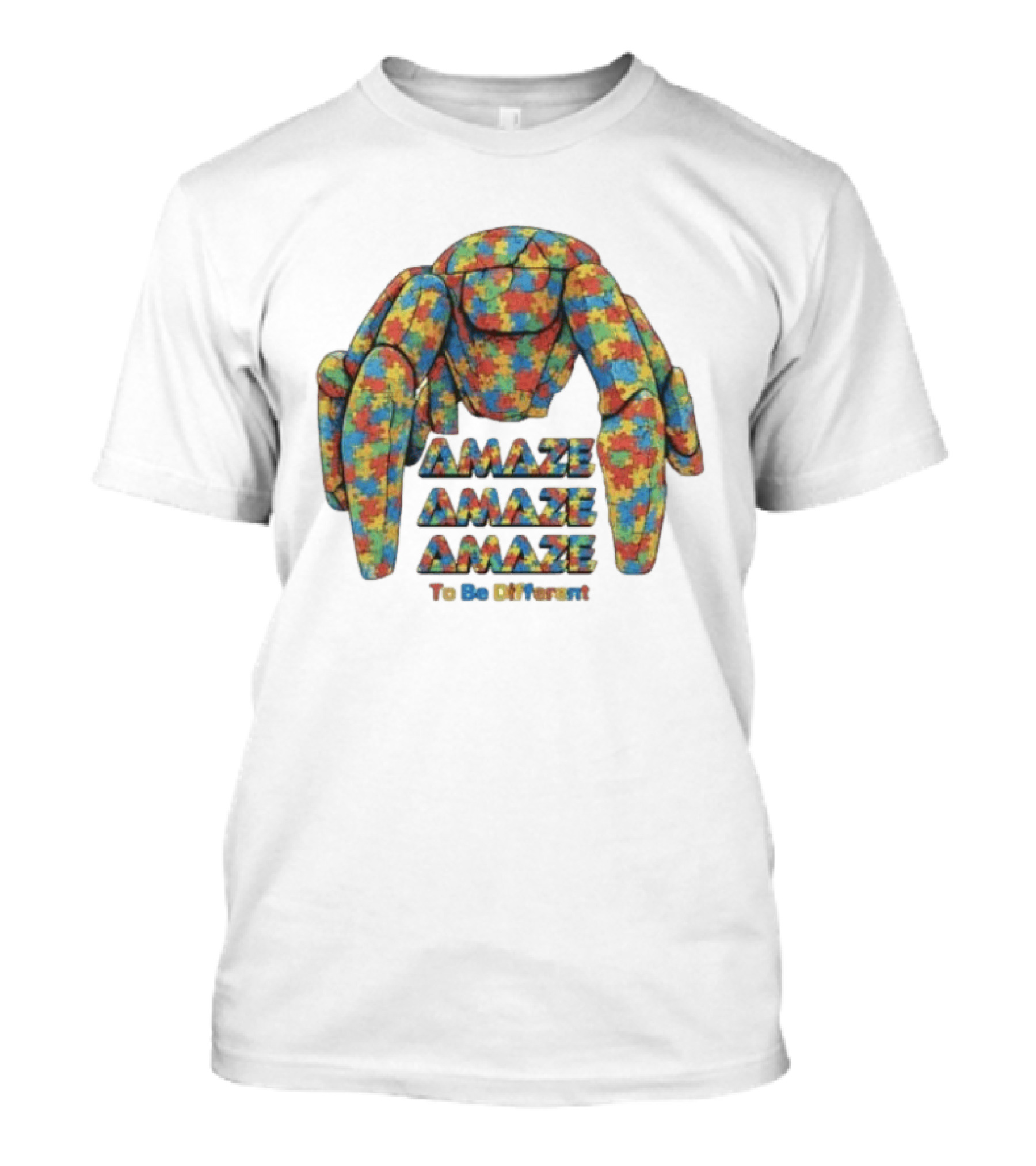Amaze Amaze Amaze Rocky Autism Awareness To Be Different T-Shirt