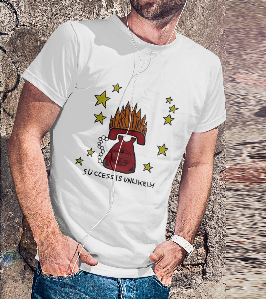 Bears In Trees Success Is Unlikely Burning Phone Starry Sky T-Shirt