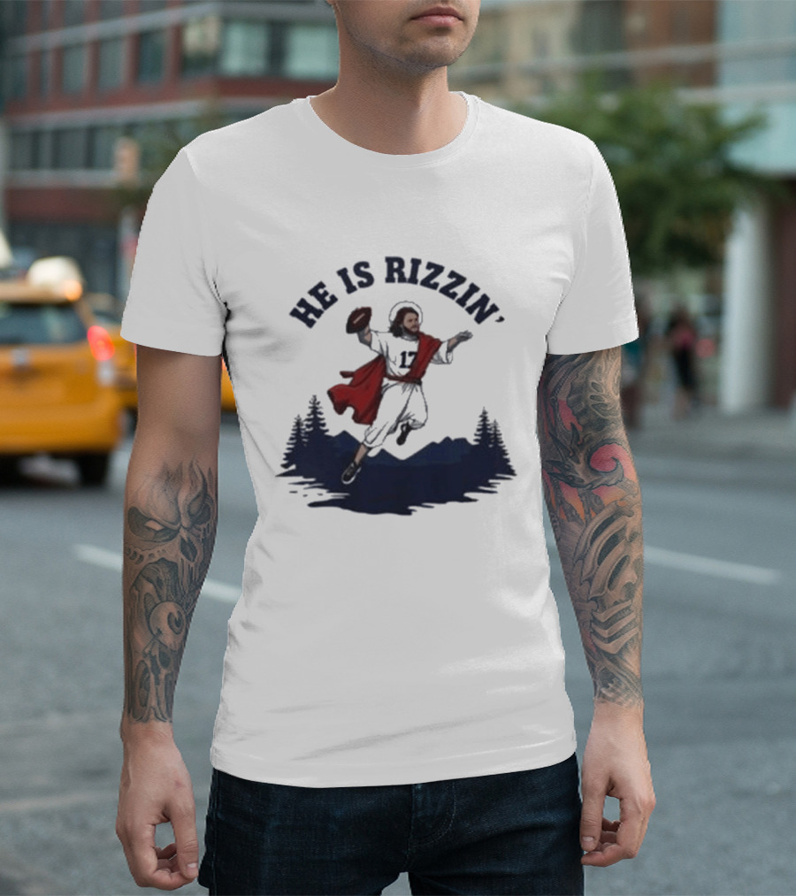 Buffalo Bills He Is Rizzin' Josh Allen Football T-Shirt