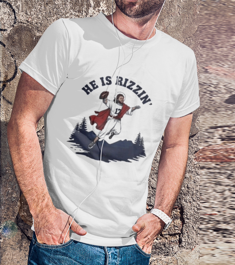 Buffalo Bills He Is Rizzin' Josh Allen Football T-Shirt