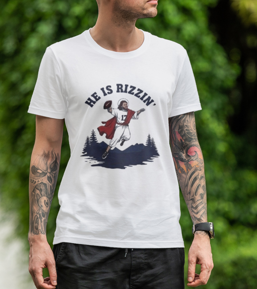 Buffalo Bills He Is Rizzin' Josh Allen Football T-Shirt