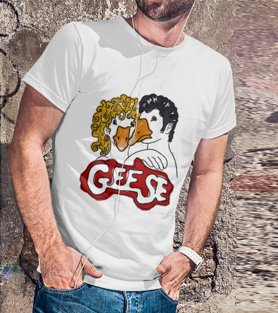Grease Inspired Lonely Club Geese With Duck Faces T-Shirt