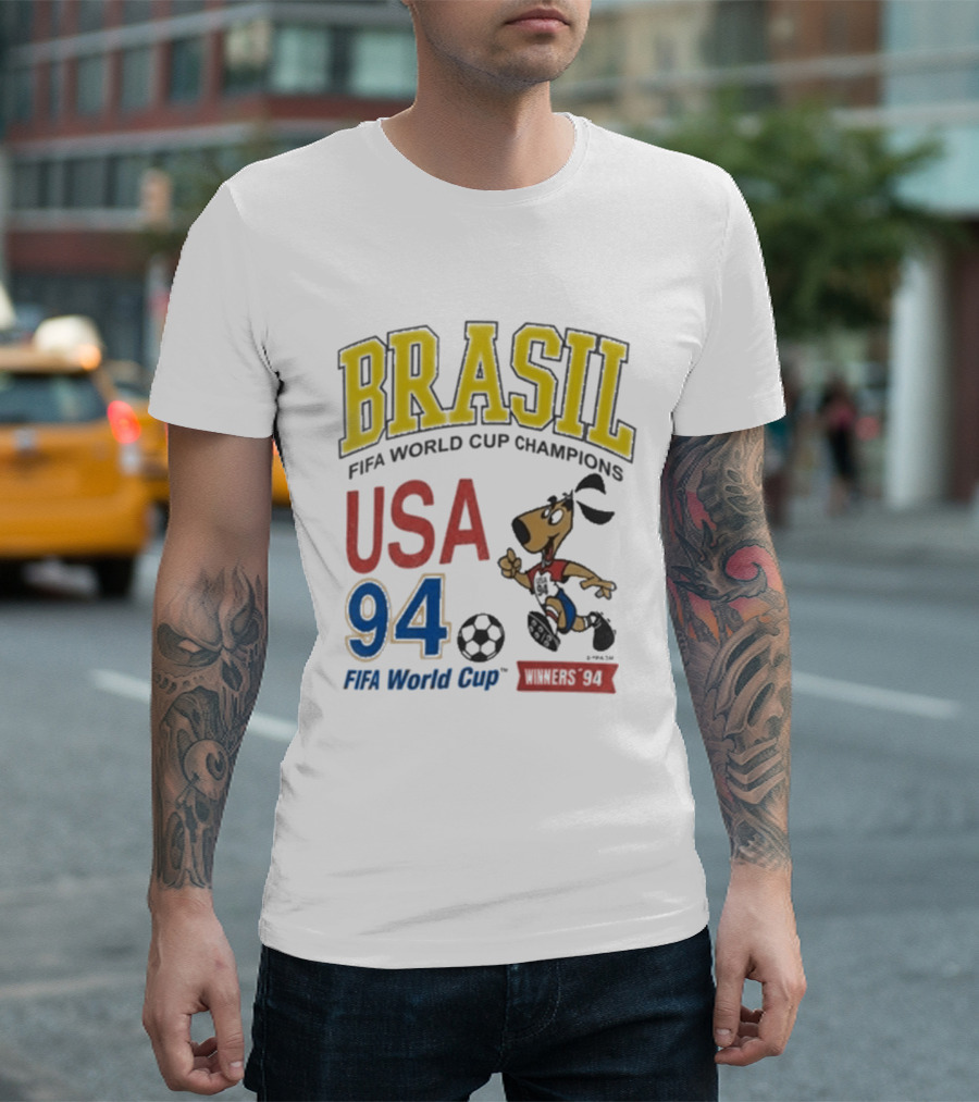 BRAZIL FIFA World Cup Champions USA 94 T-Shirt
