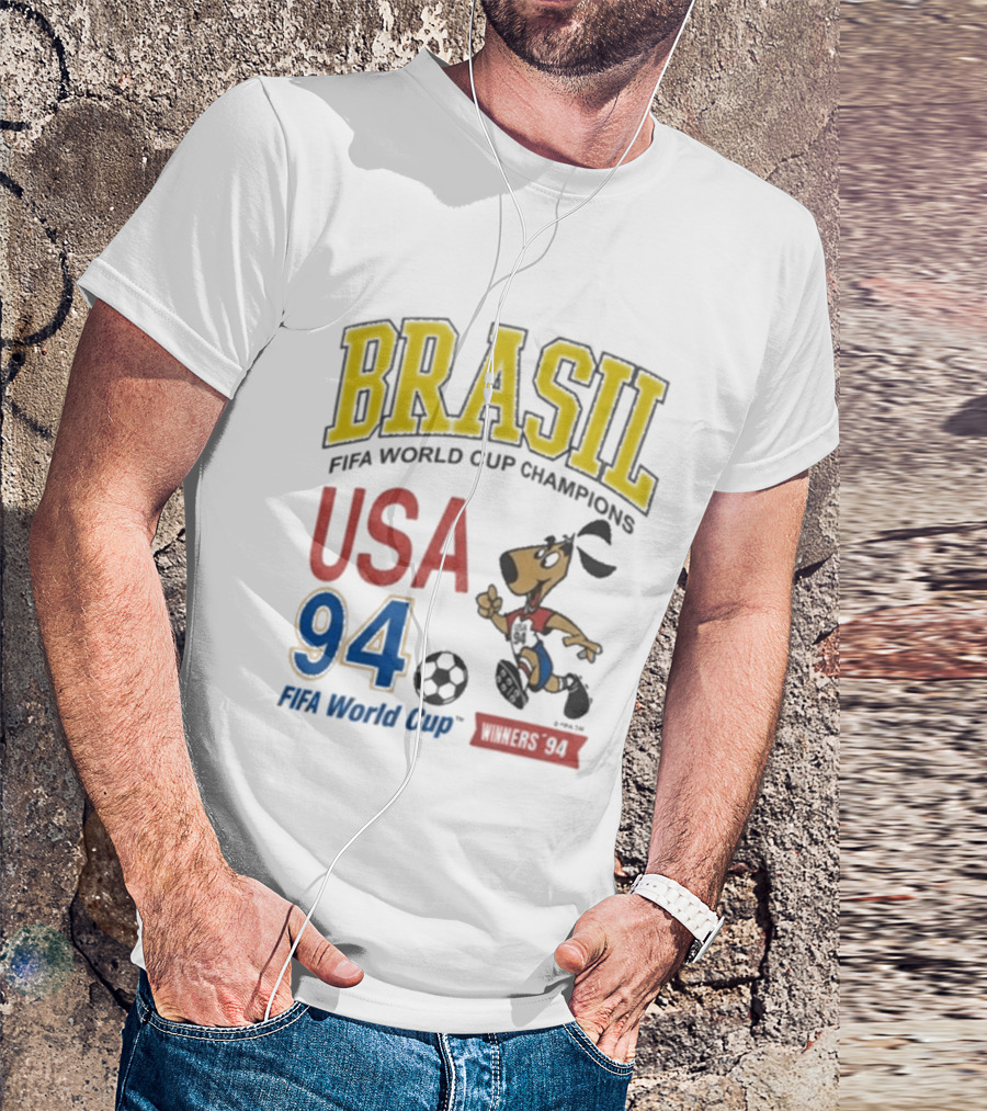 BRAZIL FIFA World Cup Champions USA 94 T-Shirt