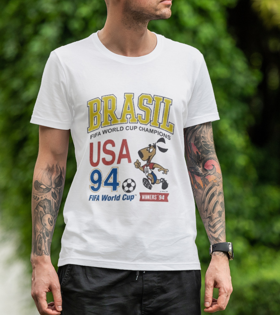 BRAZIL FIFA World Cup Champions USA 94 T-Shirt